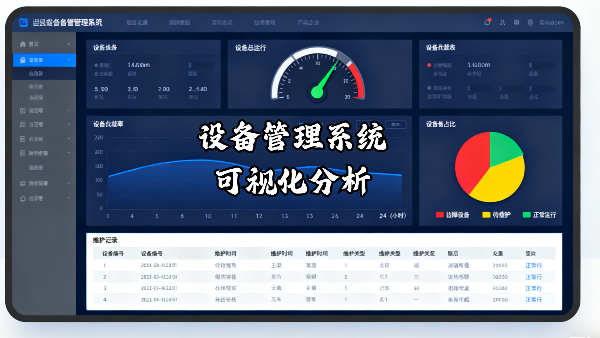 设备管理系统可视化分析