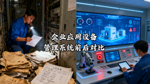 企业应用设备管理系统前后对比