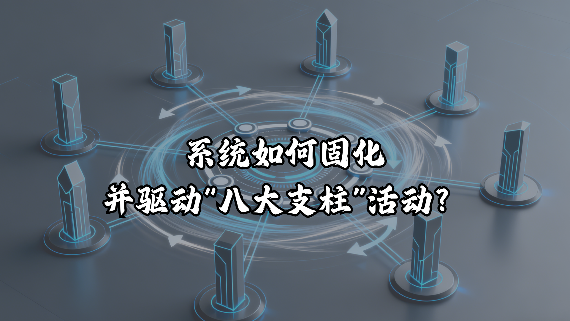 系统如何固化并驱动“八大支柱”活动？