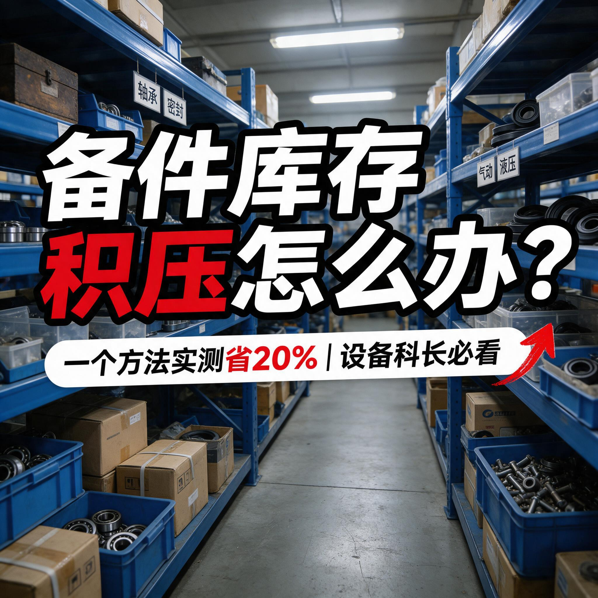 备件库存积压怎么办？一个方法实测省20%